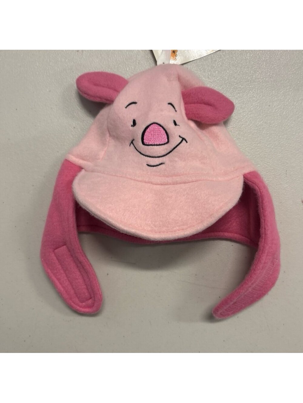 Vintage Disney Winnie the Pooh Piglet Plush Baseball Cap Toddler Hat NWT Pink - Picture 5 of 5